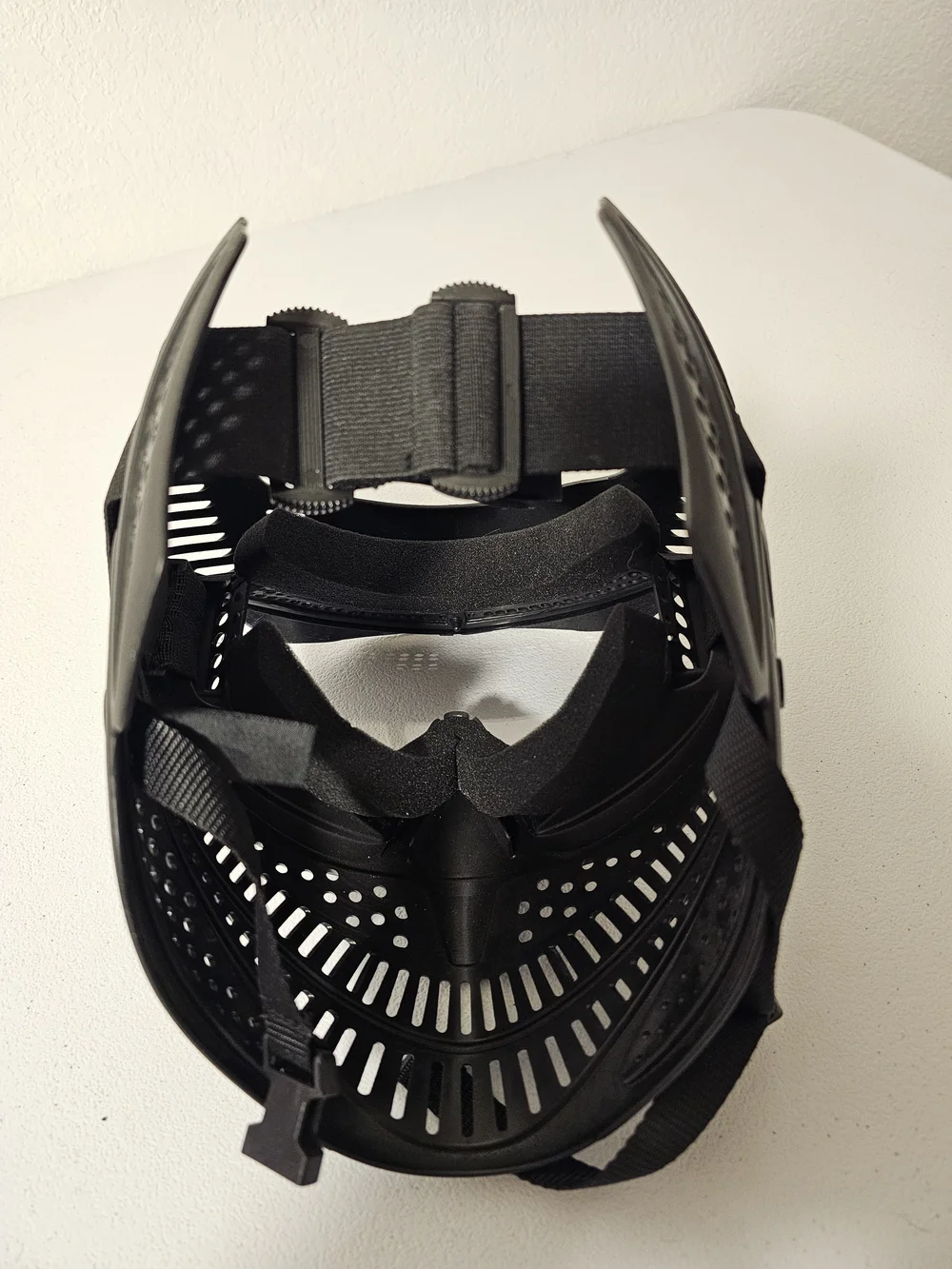 JT Spectra Black Full Face Paintball Mask Goggles w/ Vented Face Guard